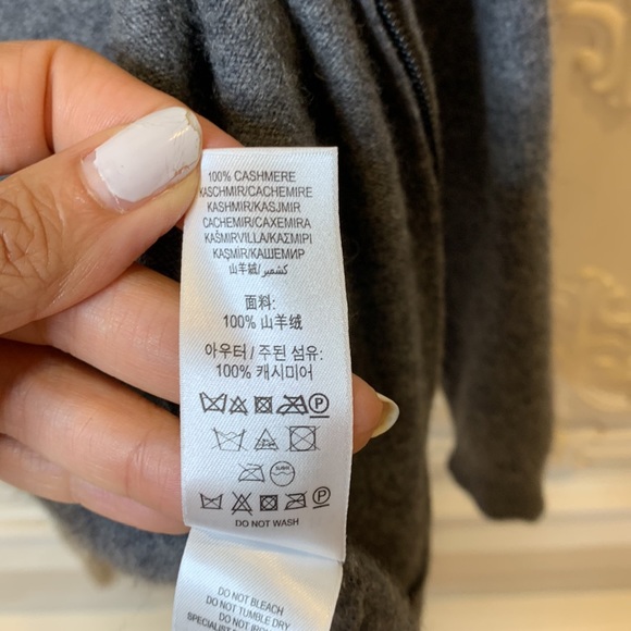 Burberry kids toddler cashmere grey zip up with hood size 3 - Picture 8 of 10